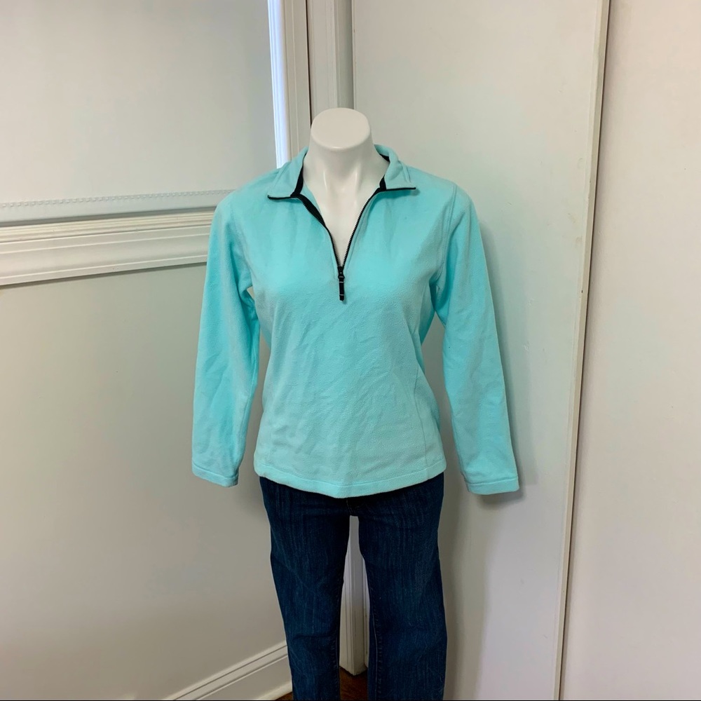 Lands’ End quarter-zip fleece top